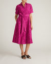 Tina Cotton Poplin Shirtdress - Hyper Pink | Plus Size & Straight Size Women's Fashion | Universal Standard