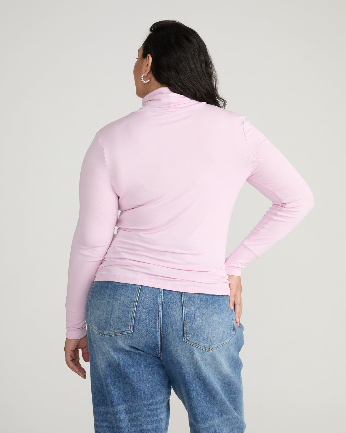 Cloud Rib Turtleneck - Pink Dreams | Plus Size & Straight Size Women's Fashion | Universal Standard