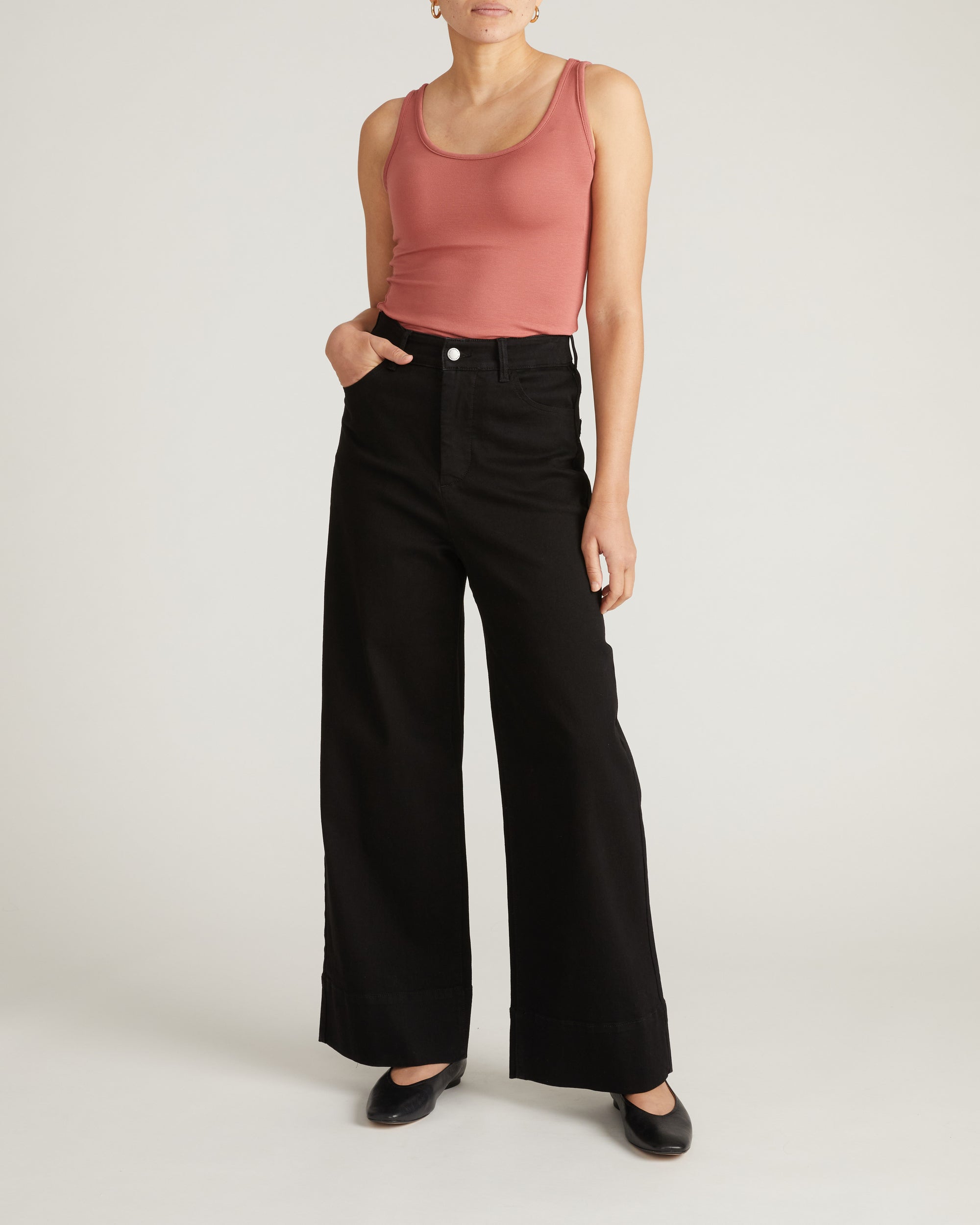 Cloud Rib Tank - Terracotta | Plus Size & Straight Size Women's Fashion | Universal Standard