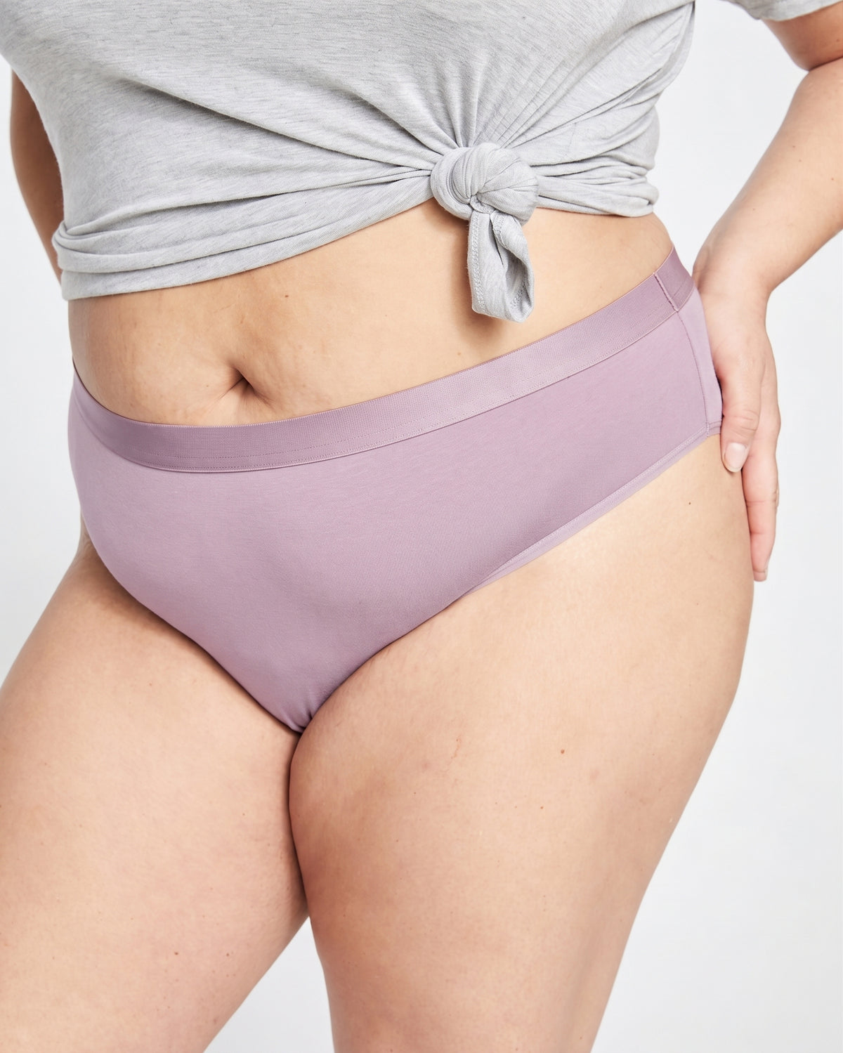 UltimateS Mid Rise Bikini - Pink Dreams | Plus Size & Straight Size Women's Fashion | Universal Standard