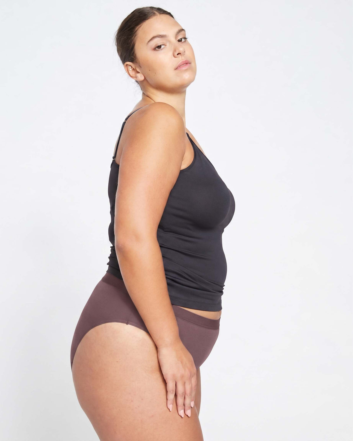 UltimateS Mid Rise Bikini - Cassis | Plus Size & Straight Size Women's Fashion | Universal Standard