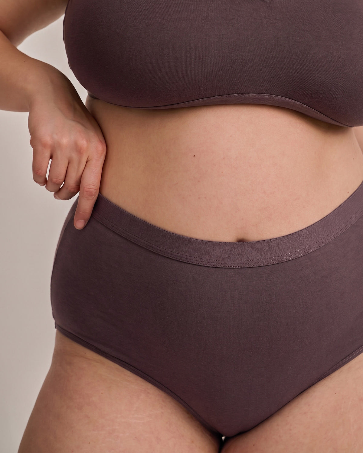 UltimateS High Rise Brief - Cassis | Plus Size & Straight Size Women's Fashion | Universal Standard