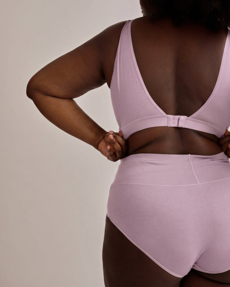 UltimateS Full Coverage High Rise Brief - Pink Dreams | Plus Size & Straight Size Women's Fashion | Universal Standard