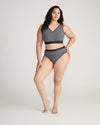 The Refined UltimateS Lounge Bra - Fine Stripe in Navy/White