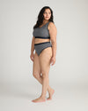 The Refined UltimateS Lounge Bra - Fine Stripe in Navy/White