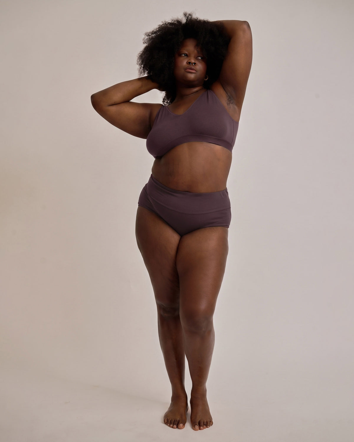 UltimateS Lounge Bra - Cassis | Plus Size & Straight Size Women's Fashion | Universal Standard