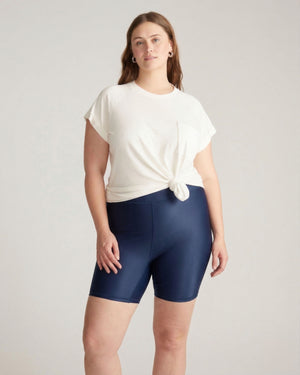 Barely-There Slip Shorts - Navy | Plus Size & Straight Size Women's Fashion | Universal Standard