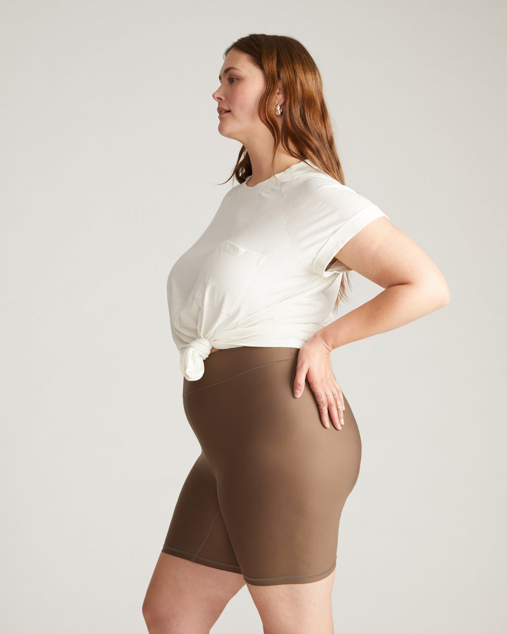 Barely-There Slip Shorts - Cocoa