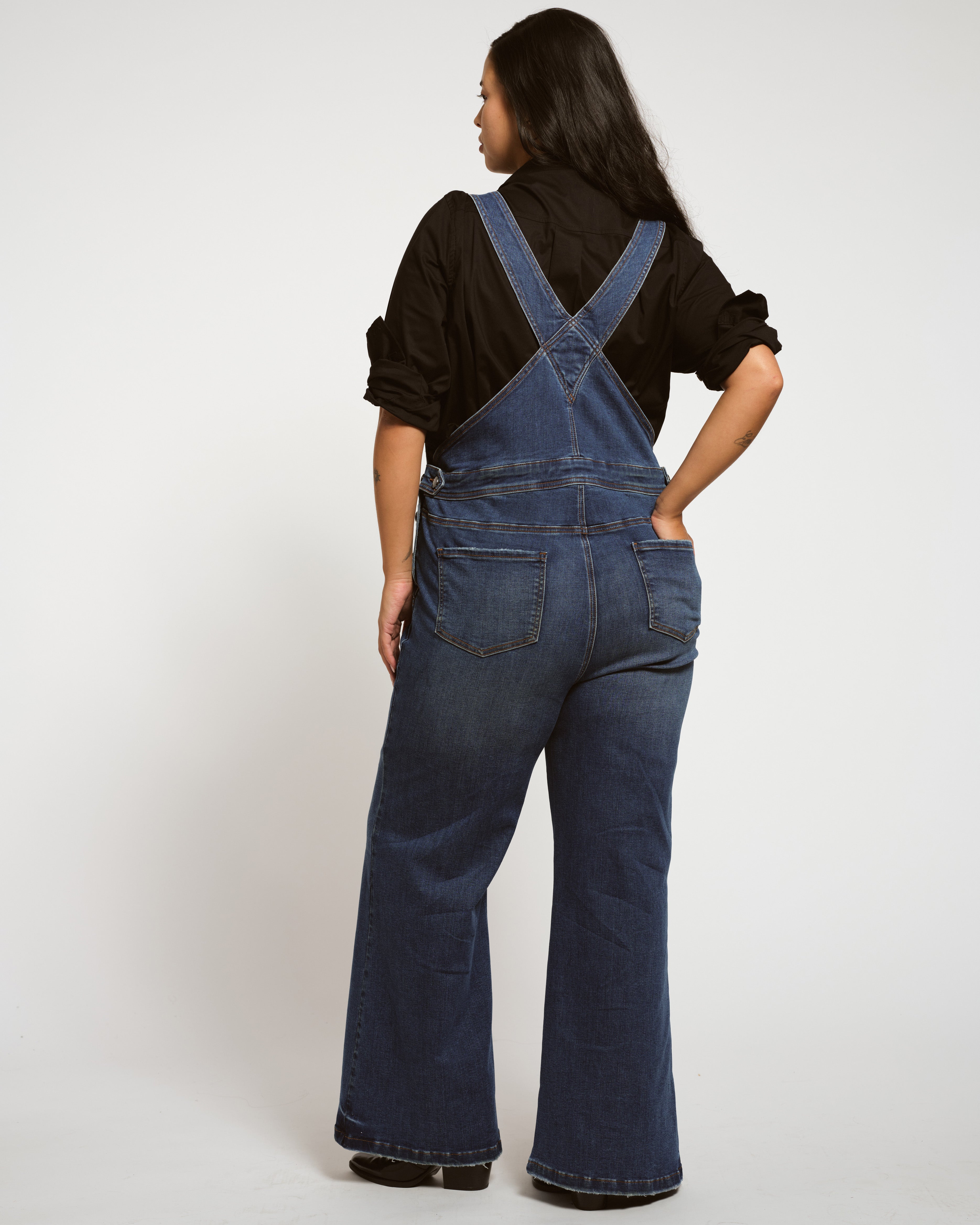 Casey Wide Leg Denim Overalls - Princeton Blue – Universal Standard