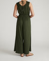 Zoey Liquid Jersey Jumpsuit - Coratina Green | Plus Size & Straight Size Women's Fashion | Universal Standard