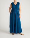 Zoey Liquid Jersey Jumpsuit - Blue Teal | Plus Size & Straight Size Women's Fashion | Universal Standard