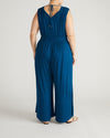 Zoey Liquid Jersey Jumpsuit - Blue Teal | Plus Size & Straight Size Women's Fashion | Universal Standard