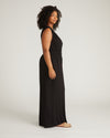 Zoey Liquid Jersey Jumpsuit - Black
