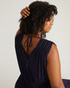 Zoey Liquid Jersey Jumpsuit - Midnight
