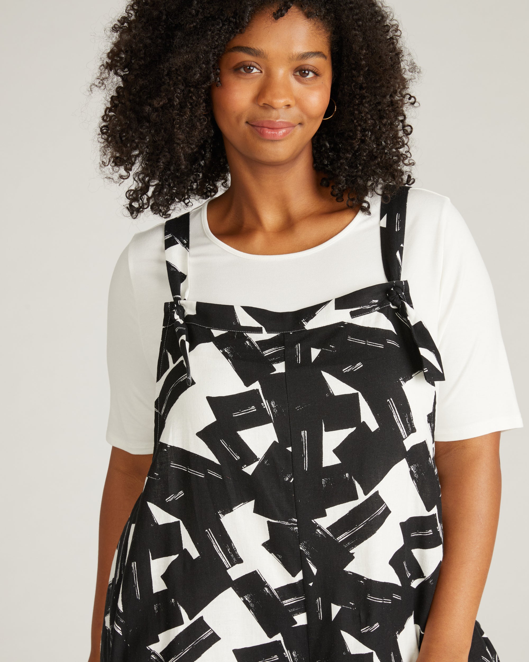 Kora Linen Overalls - Santiago Print