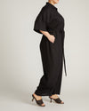 Maggie Barrel Leg Linen Blend Jumpsuit - Black | Plus Size & Straight Size Women's Fashion | Universal Standard