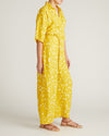 Maggie Barrel Leg Linen Jumpsuit - Yellow Confetti Print | Plus Size & Straight Size Women's Fashion | Universal Standard