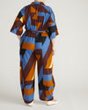 Maggie Barrel Leg Linen Jumpsuit - Beach Ombra Print | Plus Size & Straight Size Women's Fashion | Universal Standard