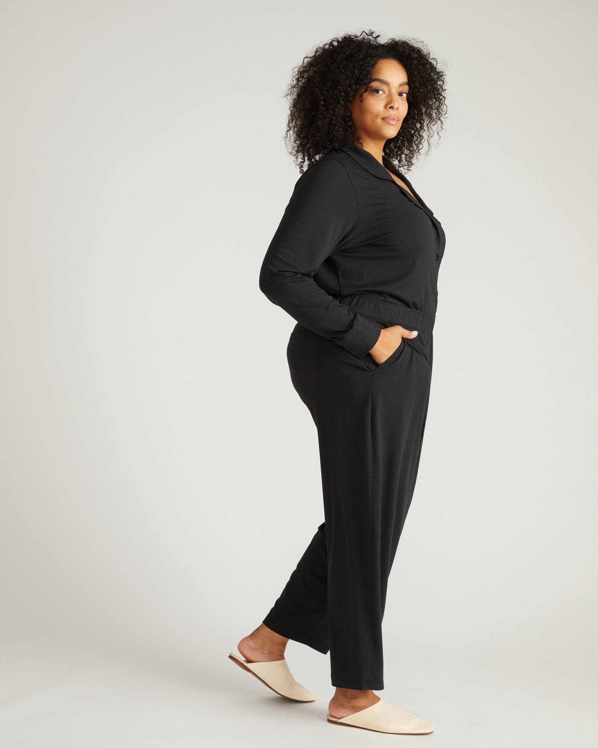 Panama Pajama Set - Black
