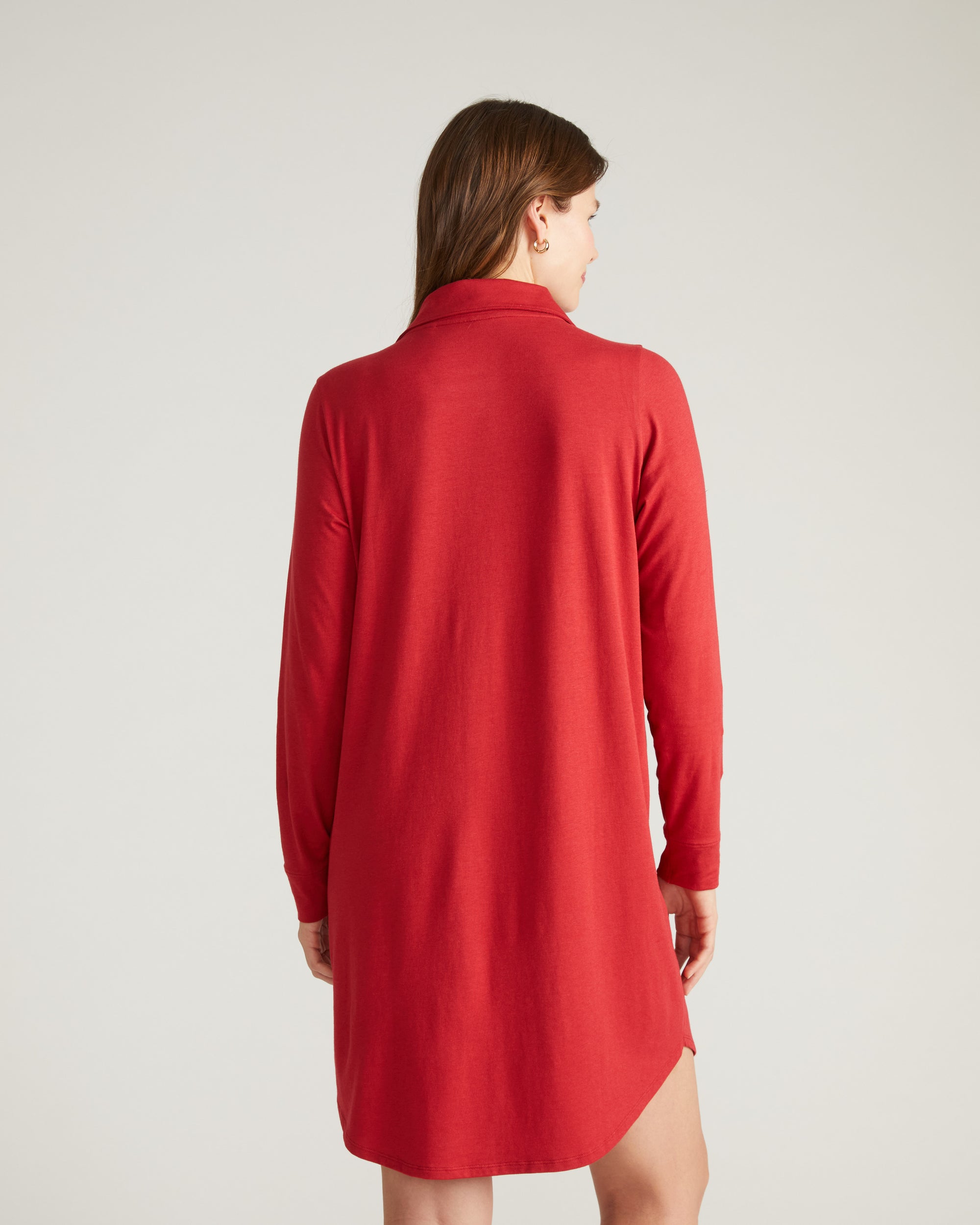 Softie Silky Jersey Sleepshirt - Raspberry