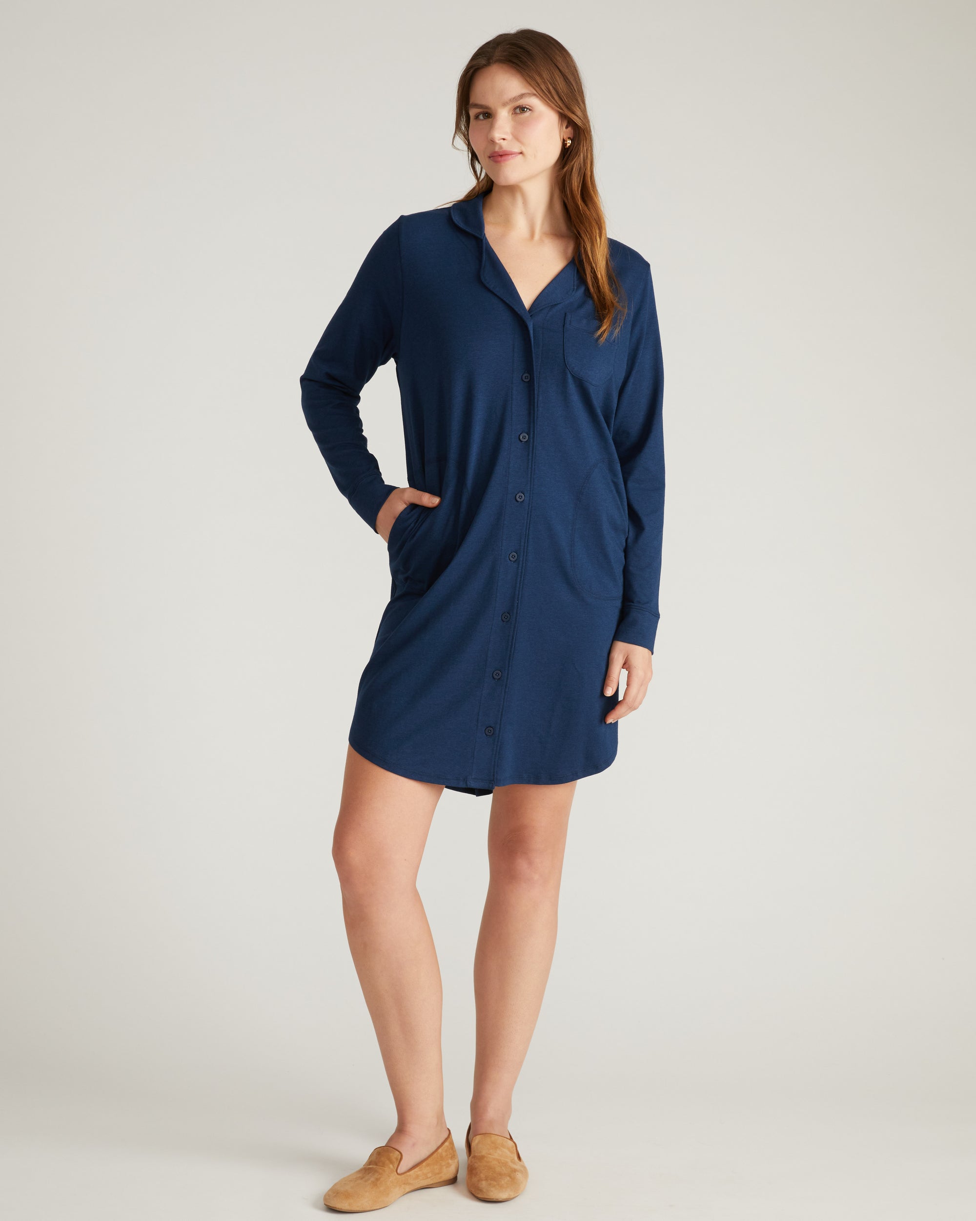 Softie Silky Jersey Sleepshirt - Pageant Blue