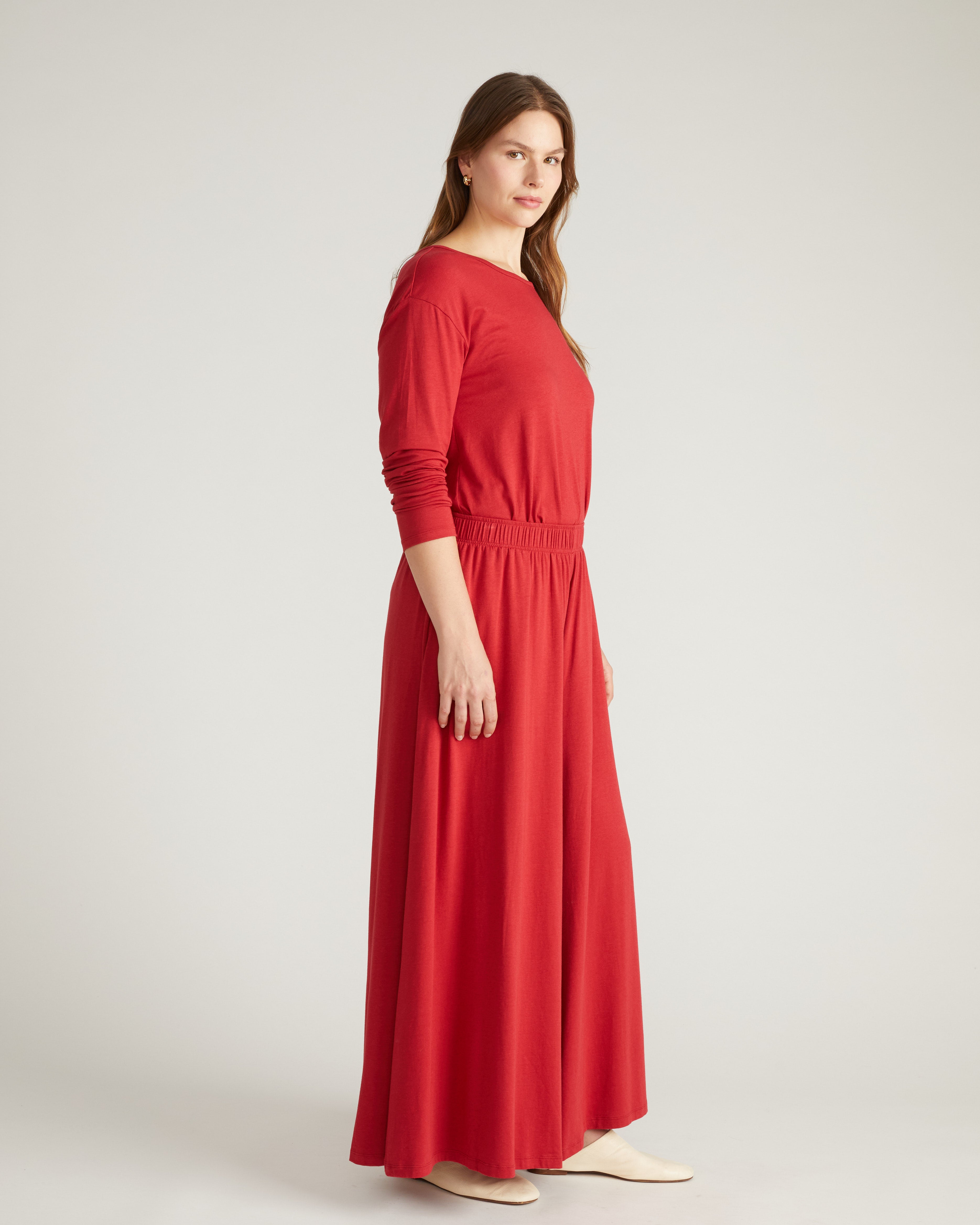 Isadora Wide Leg Lounge Pants - Raspberry – Universal Standard