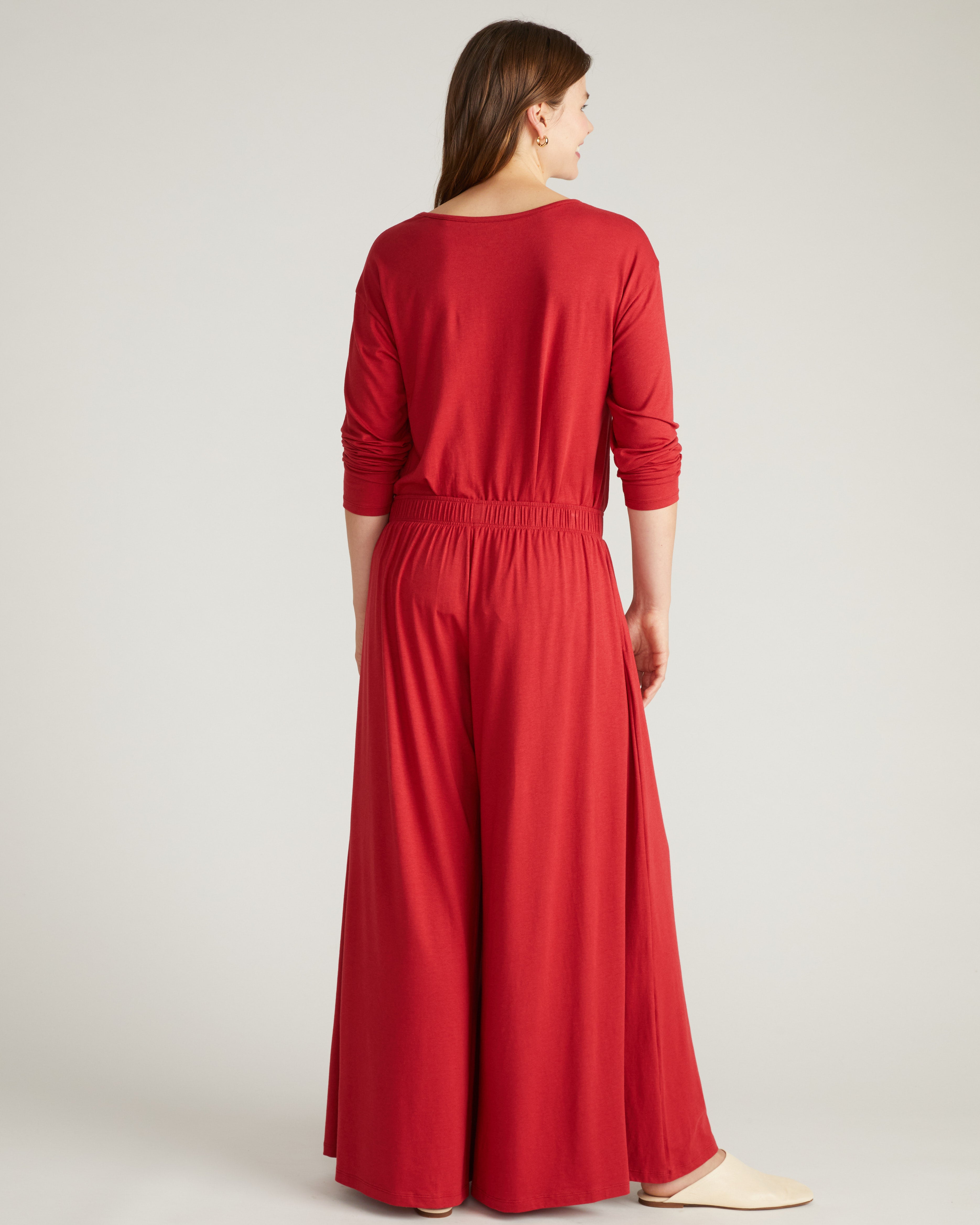 Isadora Wide Leg Lounge Pants - Raspberry – Universal Standard