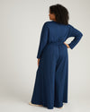Isadora Wide Leg Lounge Pants - Pageant Blue