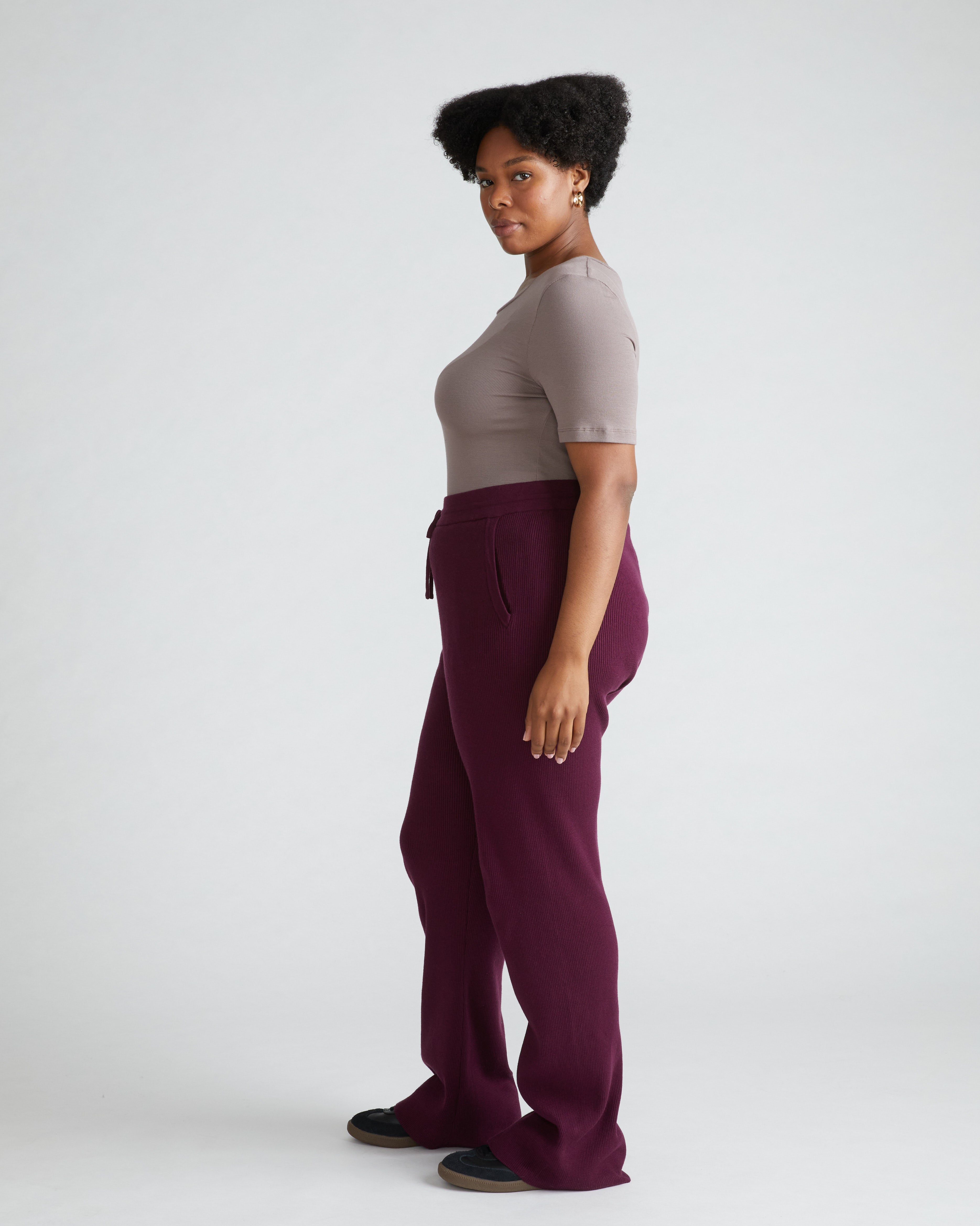 Knitted Mila Lounge Pants - Acai – Universal Standard
