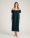 Lilian Long Sleep Dress - Deep Sea