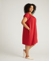 Lilian Short Sleep Dress - Raspberry