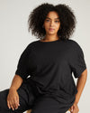 Pina Short Sleeve Lounge Tee - Black