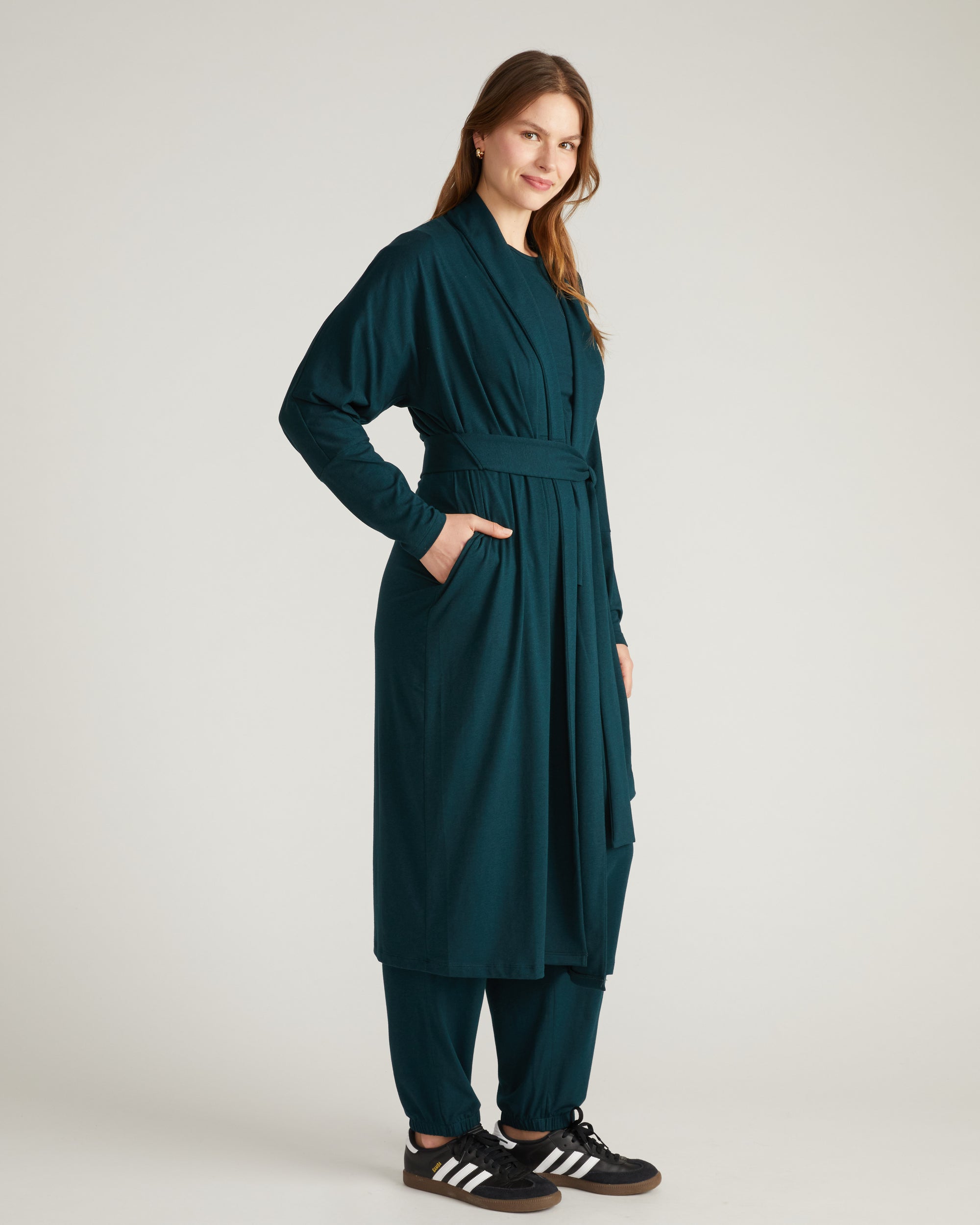Daphne Lounge Robe - Deep Sea