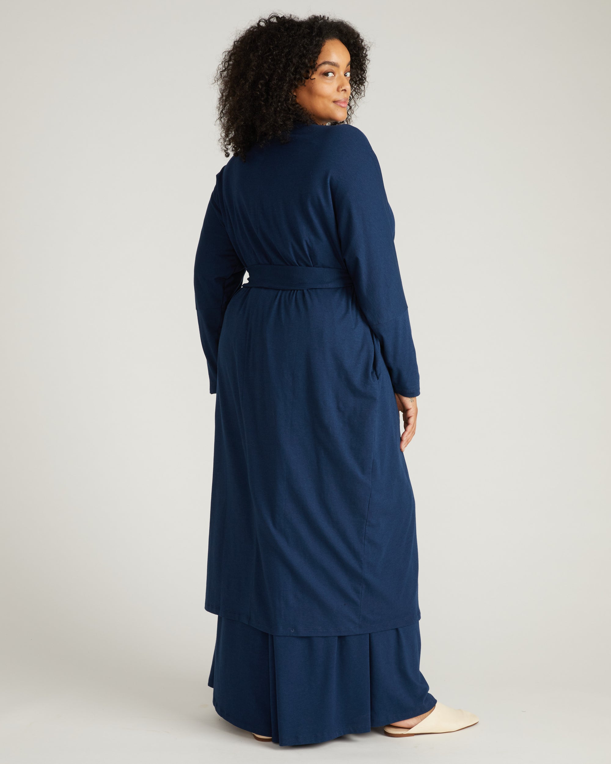 Daphne Lounge Robe - Pageant Blue