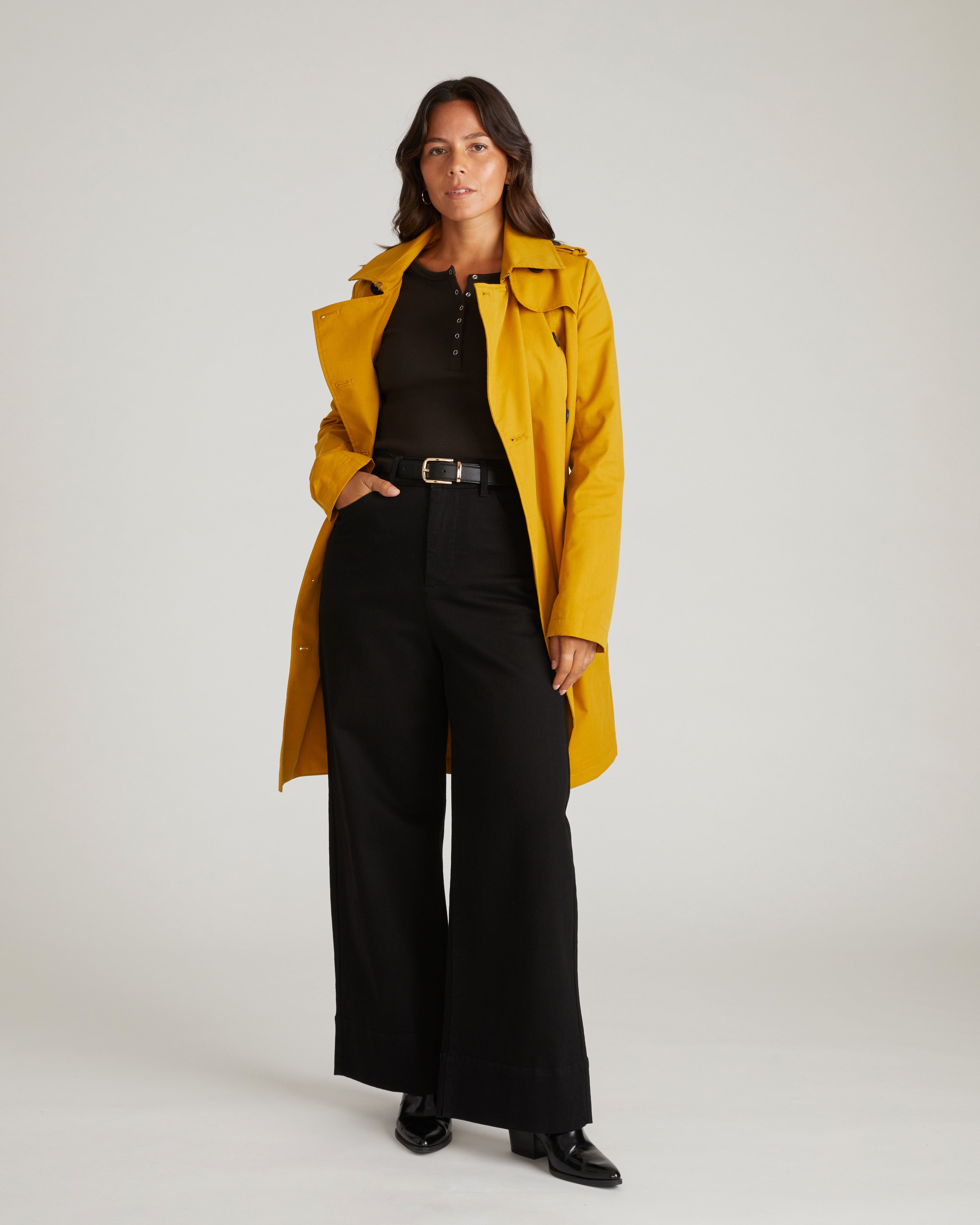 Derjon Trench Coat - Mustard – Universal Standard