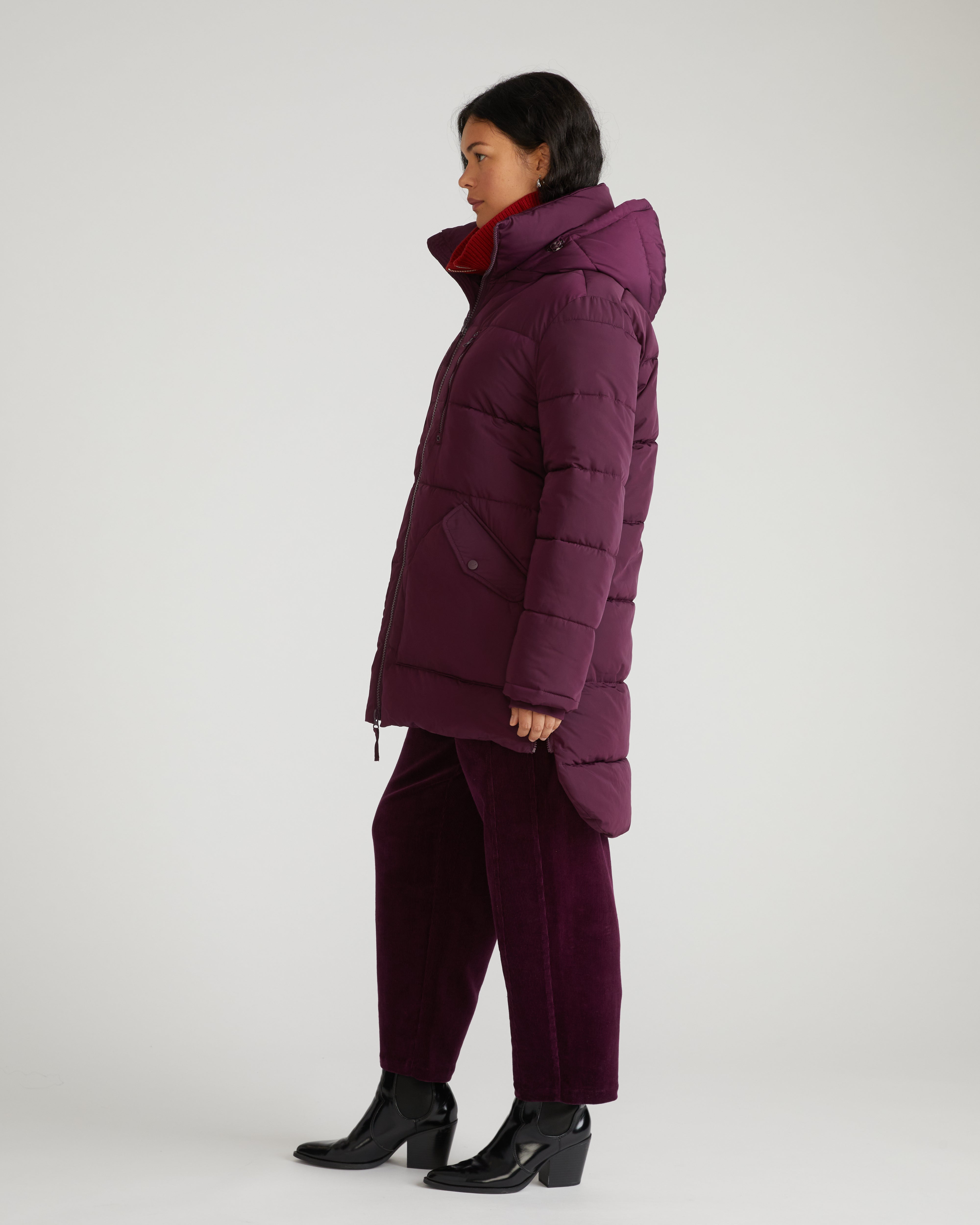 Matterhorn Mid Hooded Puffer - Gamay – Universal Standard