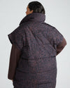 Paparazzi Puffer Vest - Purple Animal Print | Plus Size & Straight Size Women's Fashion | Universal Standard