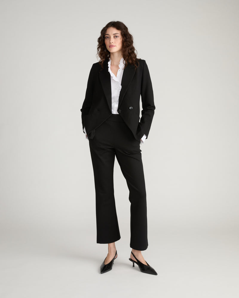 Bianca Double Breasted Ponte Blazer - Black | Plus Size & Straight Size Women's Fashion | Universal Standard
