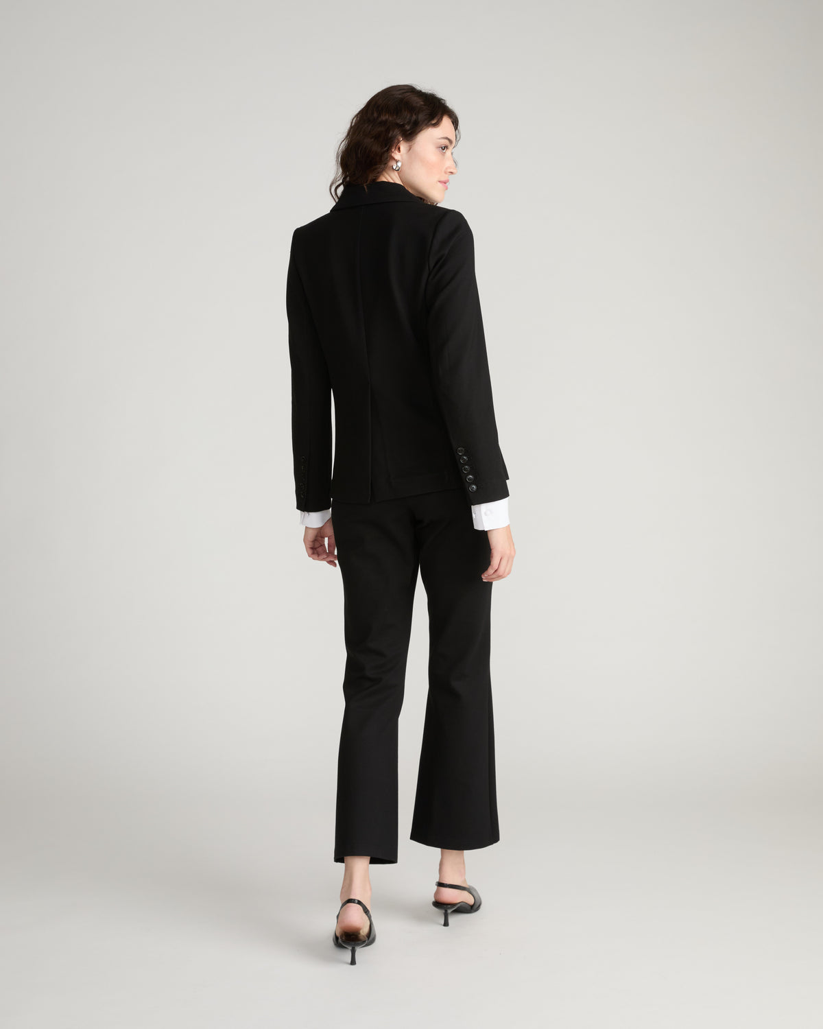 Bianca Double Breasted Ponte Blazer - Black | Plus Size & Straight Size Women's Fashion | Universal Standard