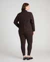 Bianca Double Breasted Ponte Blazer - Espresso | Plus Size & Straight Size Women's Fashion | Universal Standard