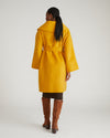 Asha Double Face Wool Coat - Mustard