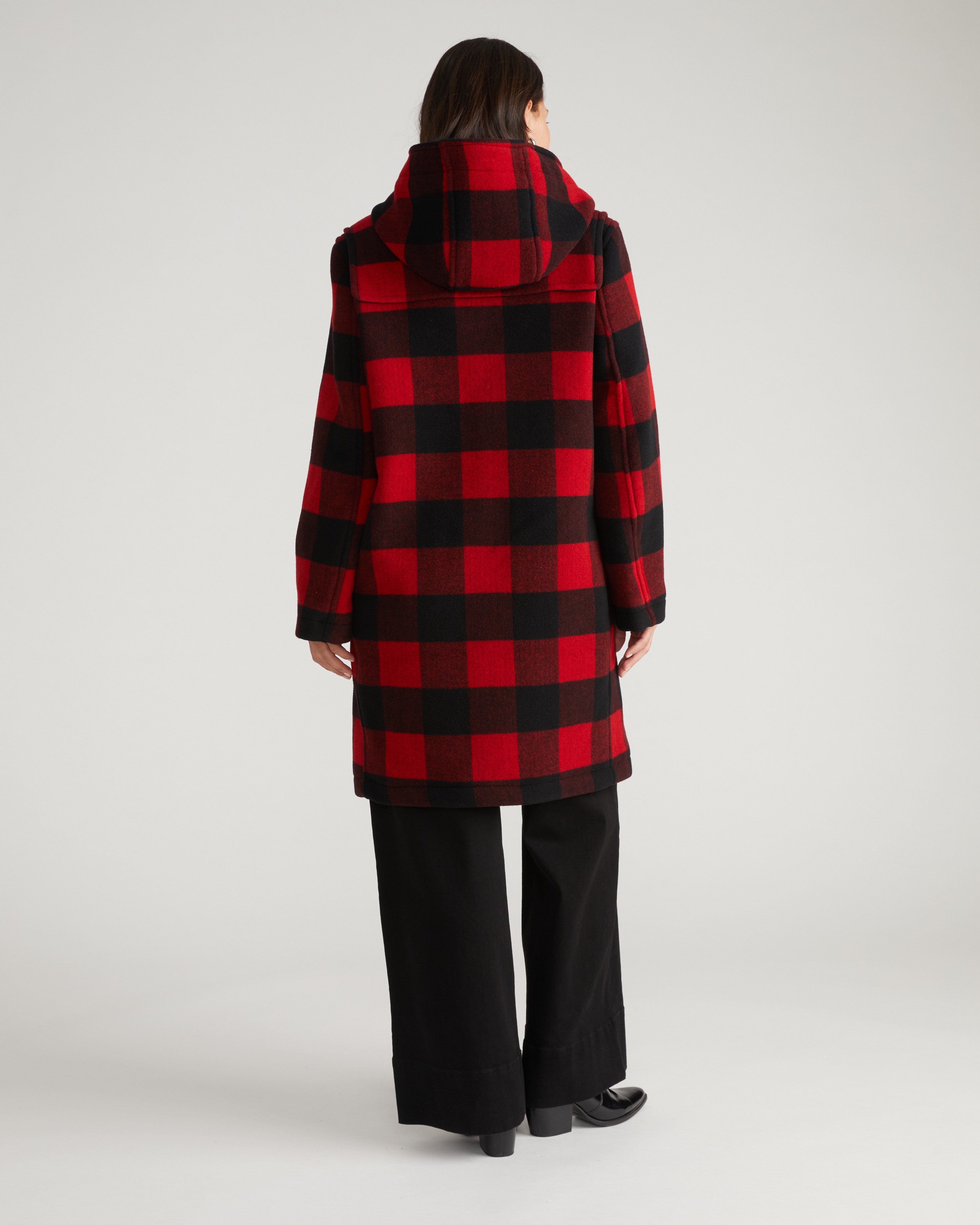 Highlands Duffle Coat - Red Buffalo Check – Universal Standard