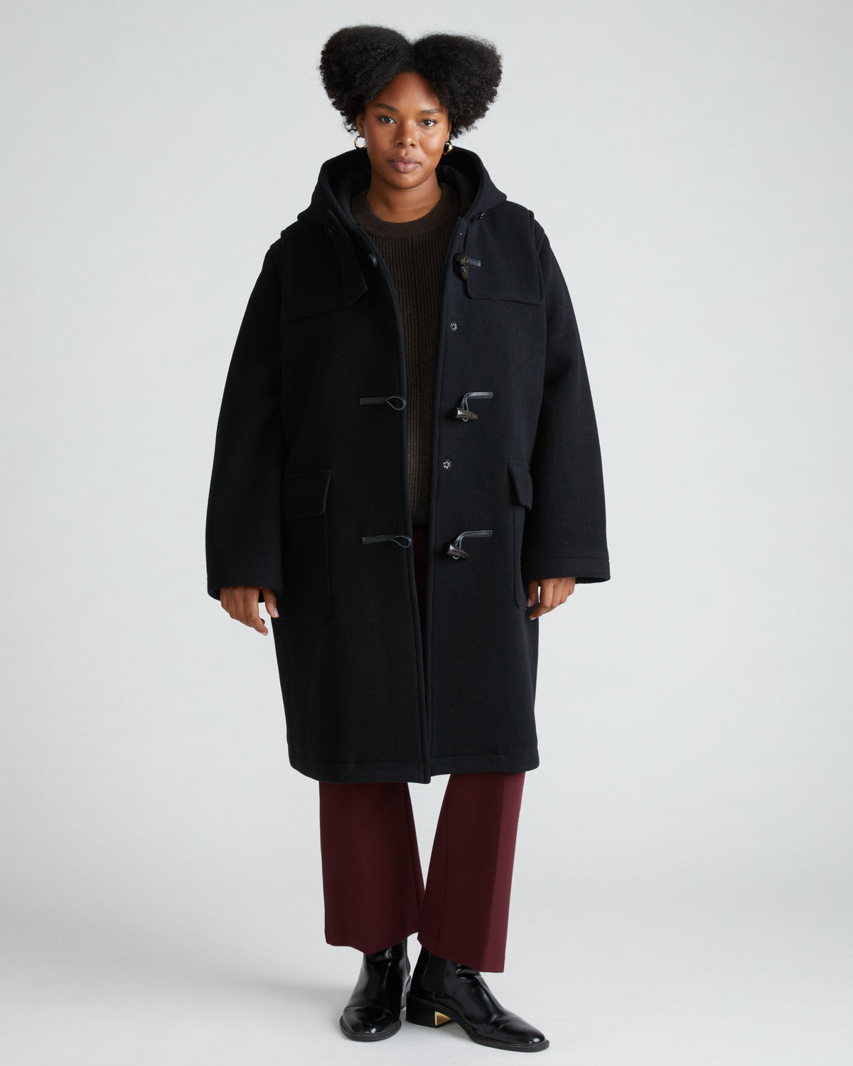 Highlands Duffle Coat - Black | Plus Size & Straight Size Women's Fashion | Universal Standard