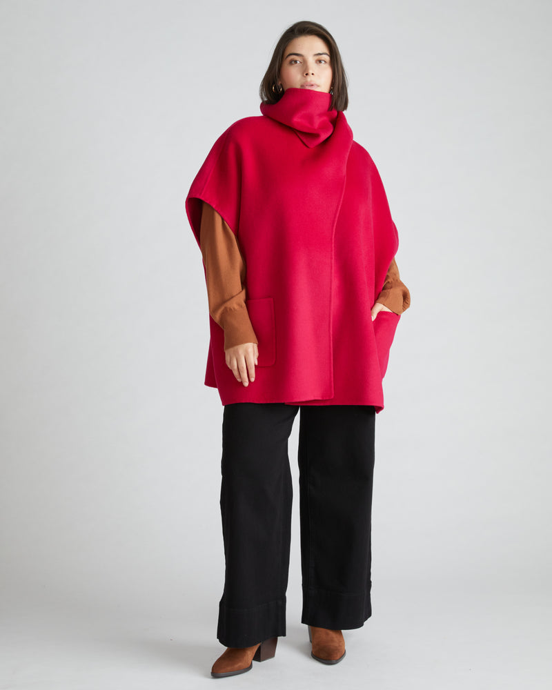 Tilda Cape - Cerise