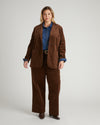 Davis Corduroy Blazer - Coffee | Plus Size & Straight Size Women's Fashion | Universal Standard