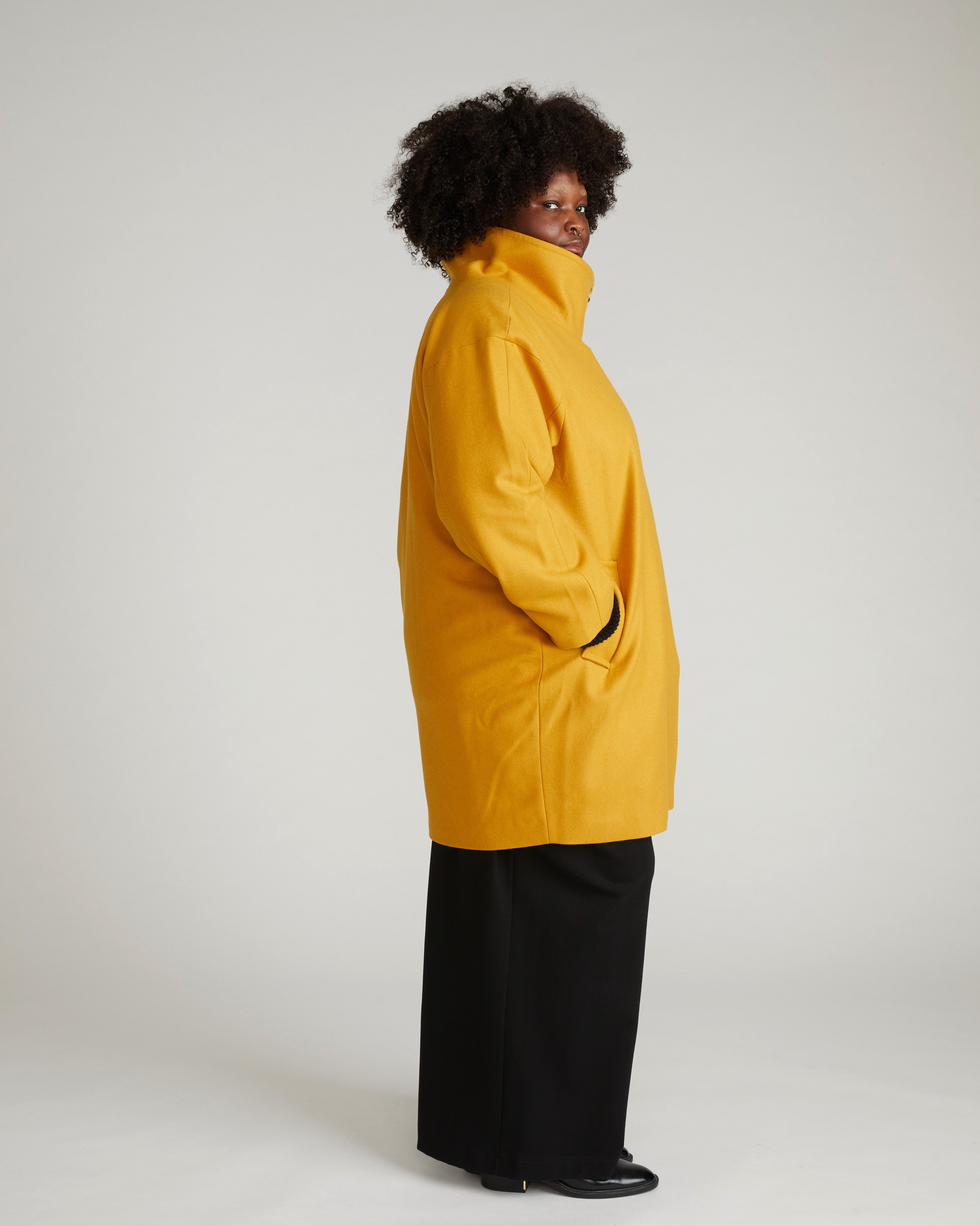 Marlo Cocoon Coat - Mustard – Universal Standard
