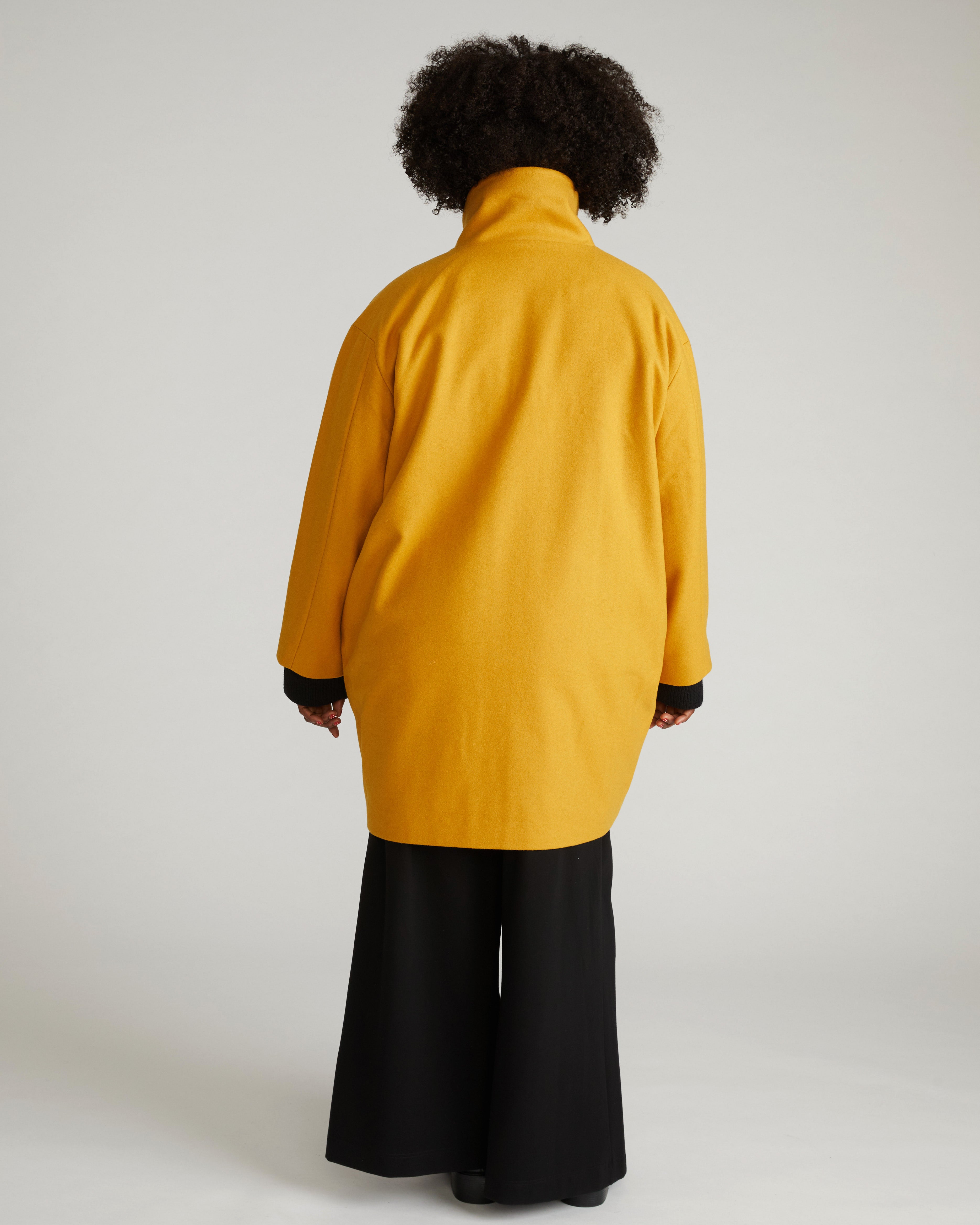 Marlo Cocoon Coat - Mustard – Universal Standard