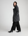 Marlo Cocoon Coat - Obsidian Gray