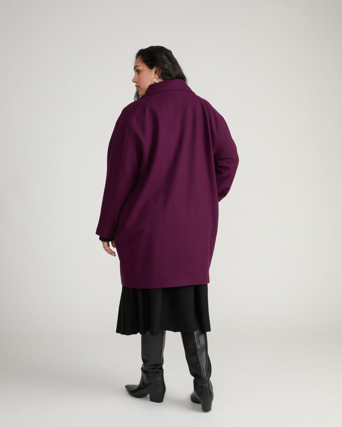 Marlo Cocoon Coat - Gamay