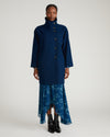 Marlo Cocoon Coat - Pageant Blue